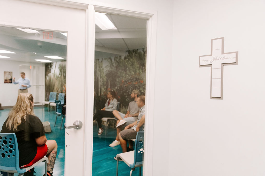 Christian rehab counseling session