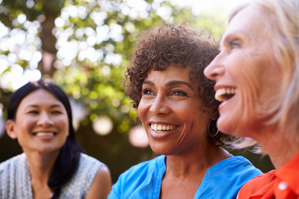 smiling women in christian drug rehab for alcoholism in orange county