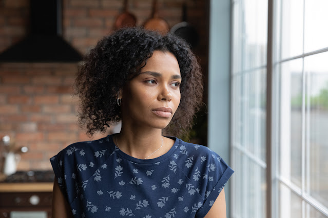 woman in Christian rehab program