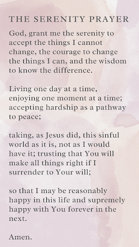 serenity prayer text